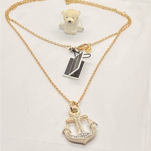 New w tag, Juicy Couture Anchor Necklace 32”